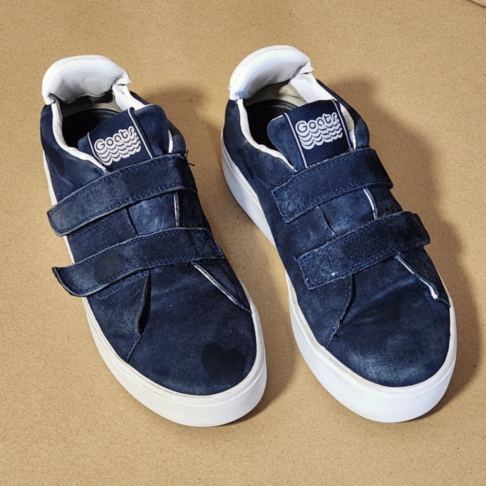 goats suede platform sneakers Womens sz 8